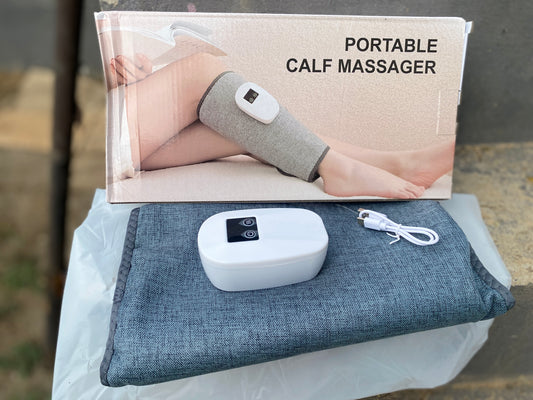 Rechargeable Leg & Calf Massager with Heat Therapy.
