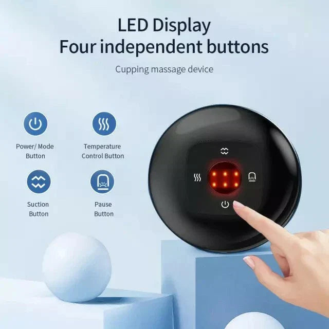 Electric Cupping Massager Therapy Machine Infrared Vacuum Cupping Cups